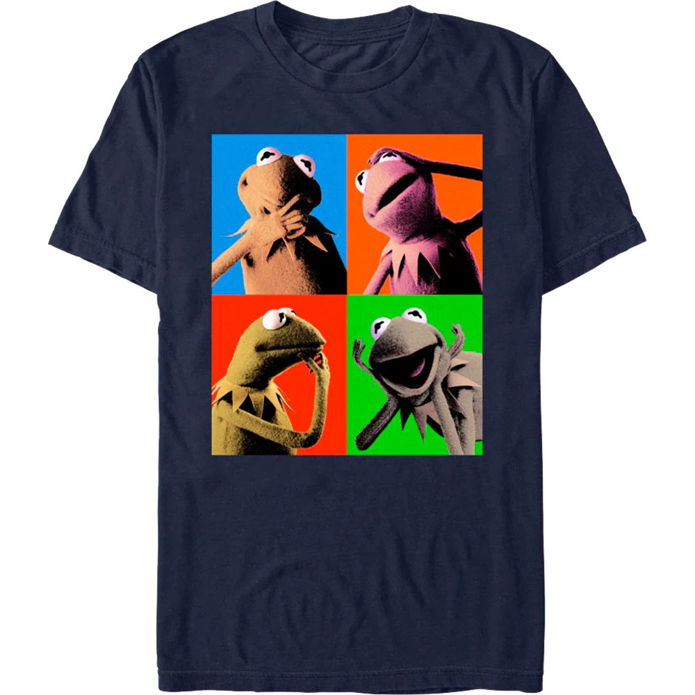 Pop Art Kermit The Frog Muppets Tshirt